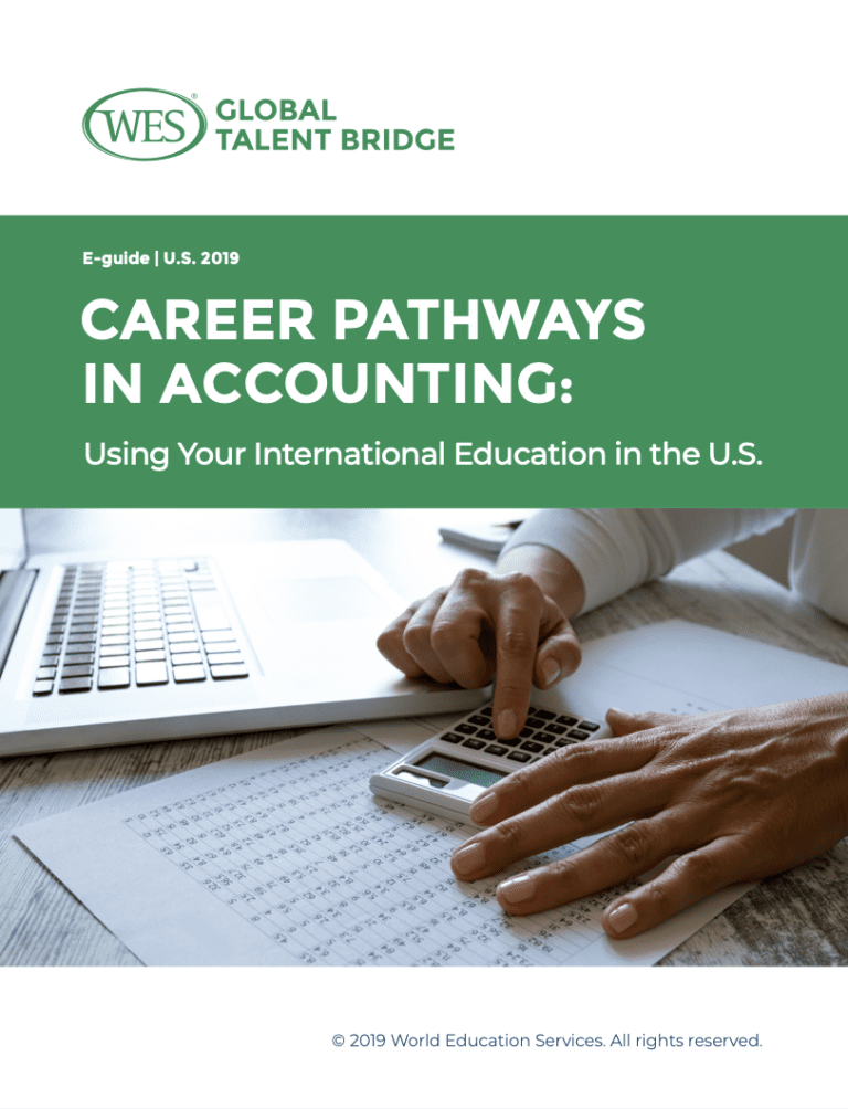 Career Pathways in Accounting: Using Your International Education in the United States